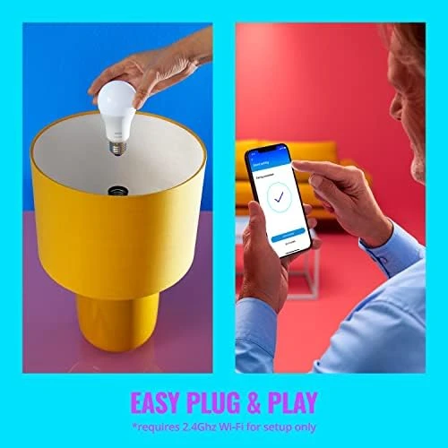 Smart LED Bulb 60W A19 Tunable White Filament — Smart Light Bulb, WiZ Connected