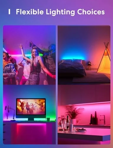 Smart LED Strip Lights, 32.8ft WiFi RGB Strip — LED Strip Lights, meross