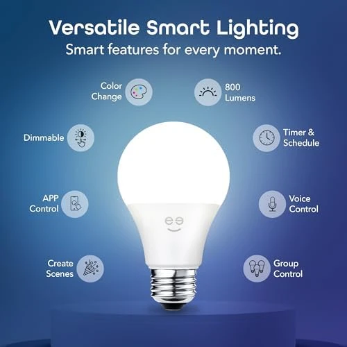 Smart Light Bulbs 2-Pack — Smart Light Bulb, Geeni