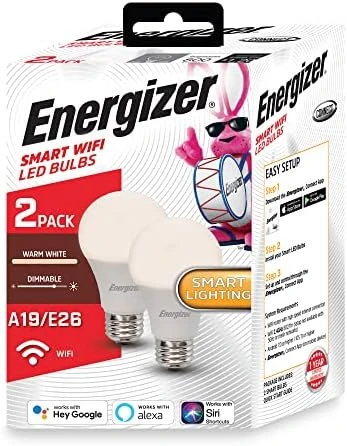 Smart Wi-Fi LED Light Bulb, Warm White, 60W, 800 Lumens — Smart Light Bulb, XTREME
