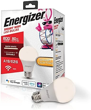 Smart Wi-Fi LED Light Bulb, Warm White, 60W, 800 Lumens — Smart Light Bulb, XTREME