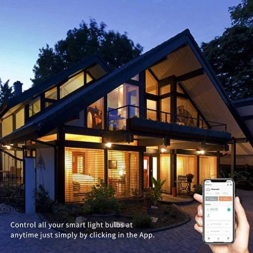 Smart WiFi Alexa Light Bulb, LED RGB Color Changing Bulbs — Smart Light Bulb, Peteme