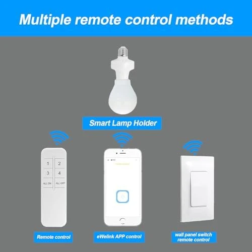 Smart WiFi Bulb Socket — Smart Light Bulb, Bkiyougo