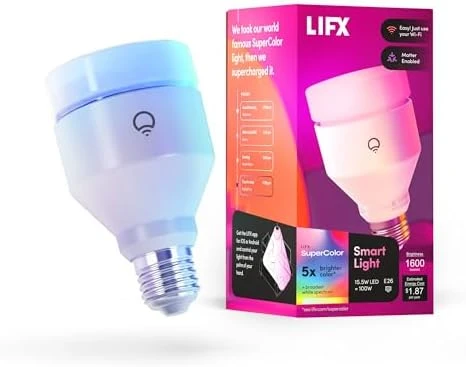 Supercolor A21 Smart Light Bulb — Smart Light Bulb, LIFX