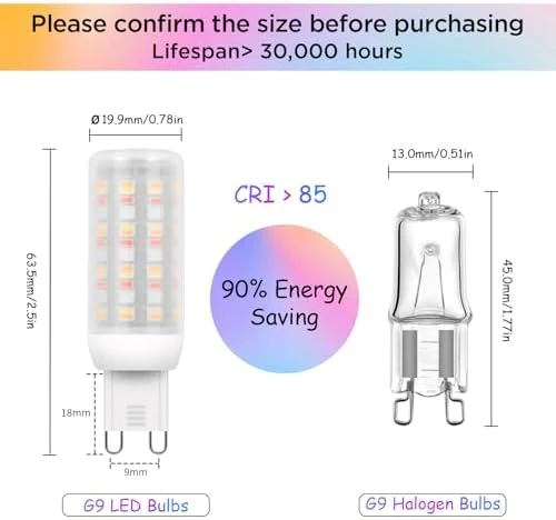 Wi-Fi RGBCW Smart G9 LED Bulbs — Smart Light Bulb, I-SHUNFA