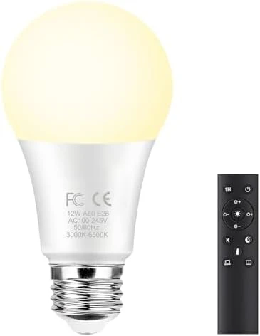 A60 Smart Light Bulb with Remote Control — Smart Light Bulb, GRV