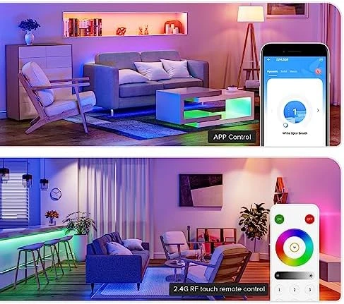 Bluetooth LED Controller 4 Zones 2.4GHz RF Remote Kit — LED Strip Lights, BTF-LIGHTING