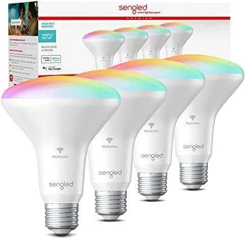 BR30 Smart WiFi Flood Light Bulb (4 Pack) — Smart Light Bulb, Sengled