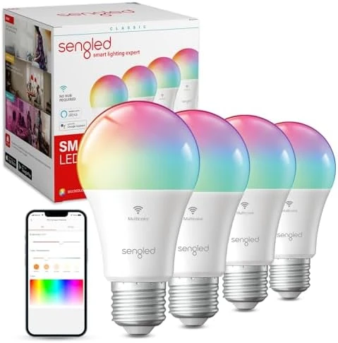 BR30 Smart WiFi Flood Light Bulb (4 Pack) — Smart Light Bulb, Sengled