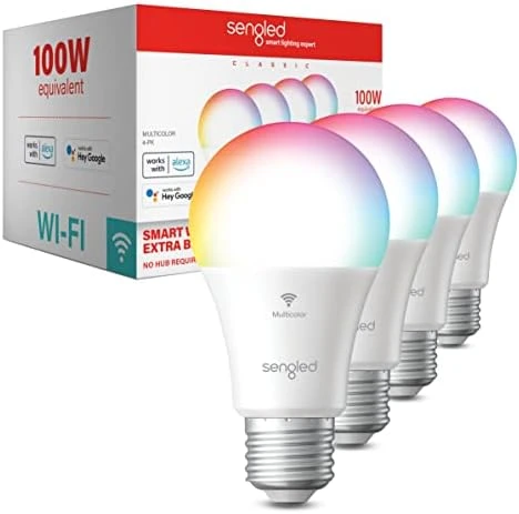 BR30 Smart WiFi Flood Light Bulb (4 Pack) — Smart Light Bulb, Sengled