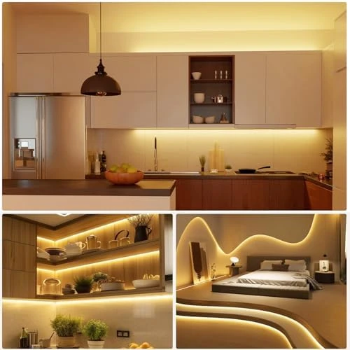 COB LED Strip Lights Warm White, 9.84ft Dimmable — LED Strip Lights, HAGILE