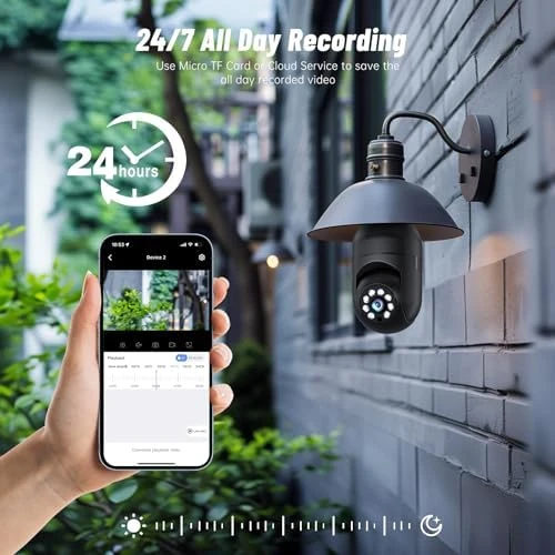 Light Bulb Security Camera — Security Camera, Chpuss