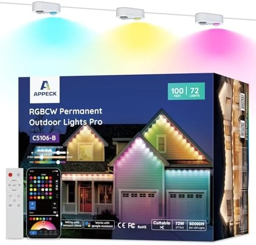 Permanent Outdoor Lights Pro 150ft — LED Strip Lights, APPECK