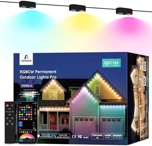Permanent Outdoor Lights Pro 150ft — LED Strip Lights, APPECK