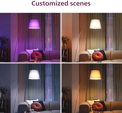 Smart 150W A23 LED Light Bulbs 4-Pack — Smart Light Bulb, Philips