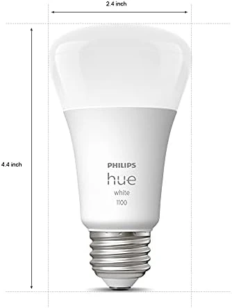 Smart 75W A19 LED Bulb - Soft Warm White Light - 2 Pack — Smart Light Bulb, Philips