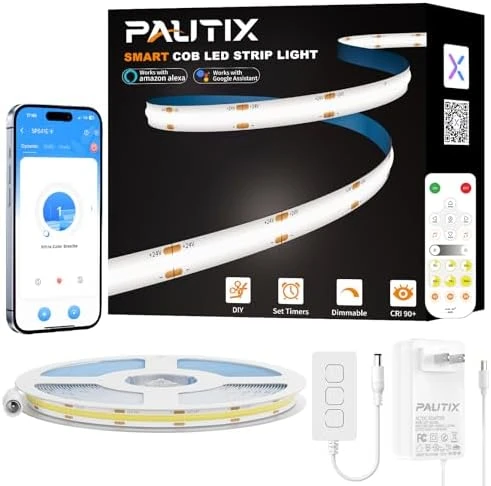 Smart COB LED Strip Light 32.8ft — LED Strip Lights, PAUTIX