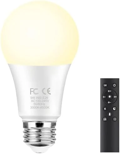Smart LED Light Bulb with Remote Control — Smart Light Bulb, GRV