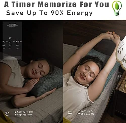 Smart LED Light Bulbs 4-Pack — Smart Light Bulb, Homevenus