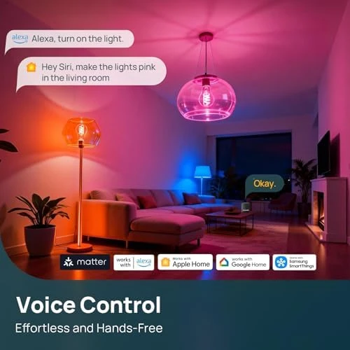 Smart Light Bulbs with Music Sync & Light Show — Smart Light Bulb, Linkind