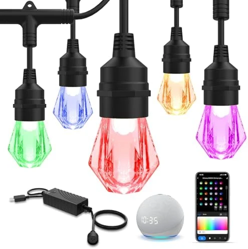 Smart Outdoor String Lights — LED Strip Lights, XMCOSY+
