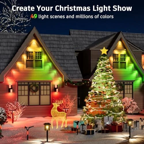 Smart Outdoor String Lights — LED Strip Lights, XMCOSY+