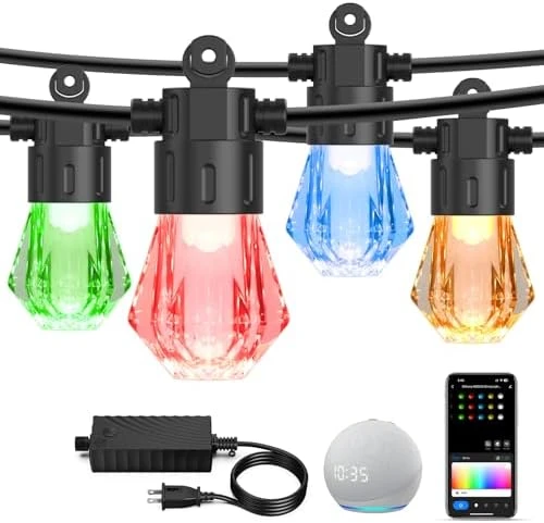 Smart Outdoor String Lights — LED Strip Lights, XMCOSY+