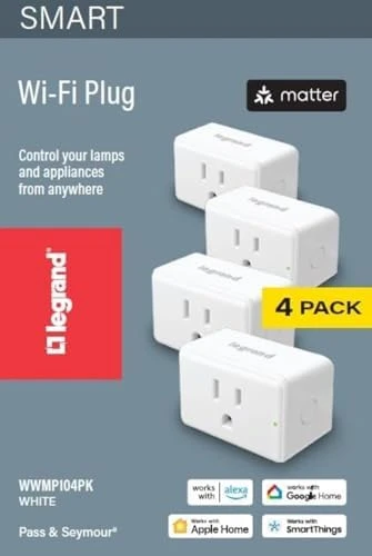 Smart Outlet 15A — Smart Plug, Legrand