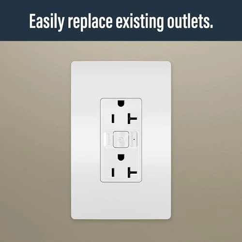 Smart Outlet with Netatmo, 20A, White — Smart Plug, Legrand