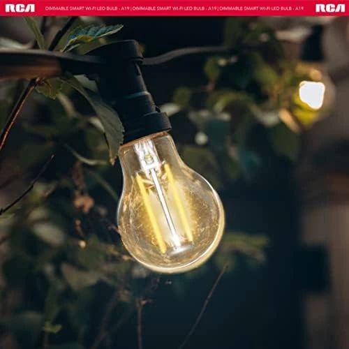 Smart WiFi LED Light Bulb (2 Pack) — Smart Light Bulb, RCA
