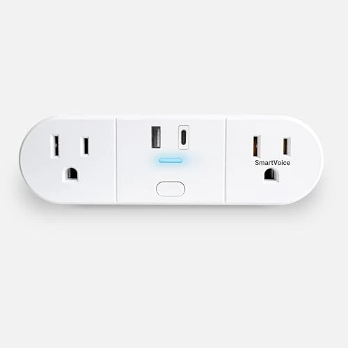 SmartVoice 4-in-1 Wall Plug — Smart Plug, Emerson