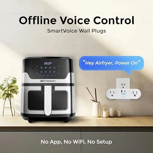 SmartVoice 4-in-1 Wall Plug — Smart Plug, Emerson