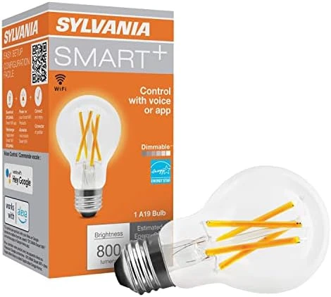 WiFi LED Smart G25 RGBW Color and Amber Finish Filament Light Bulb, 7W Efficient — Smart Light Bulb, LEDVANCE