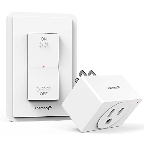 Wireless Remote Control Electrical Outlet Switch (2 Pack) — Smart Plug, Fosmon