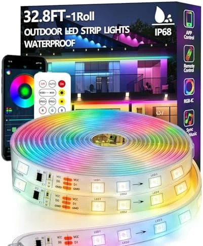 50FT Outdoor LED Strip Light Waterproof — LED Strip Lights, httpsmp Store