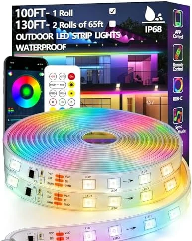 50FT Outdoor LED Strip Light Waterproof — LED Strip Lights, httpsmp Store