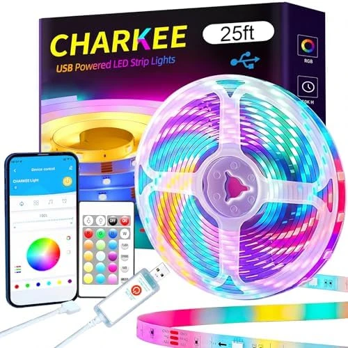 50ft USB-Powered LED Strip Lights — LED Strip Lights, CHARKEE