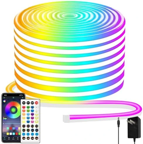 66FT Led Neon Rope Lights — LED Strip Lights, segrass