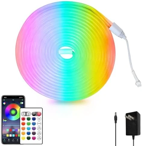66FT Led Neon Rope Lights — LED Strip Lights, segrass