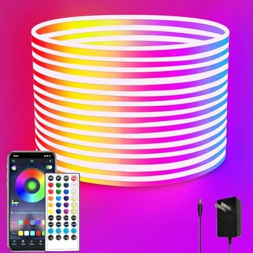 66FT Led Neon Rope Lights — LED Strip Lights, segrass