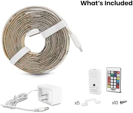 Chasing & Tunable White LED Tape Light — LED Strip Lights, Feit Electric