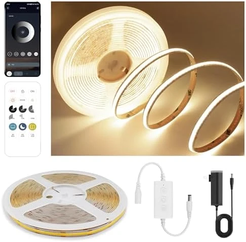 COB LED Strip Lights Warm White — LED Strip Lights, Pandery