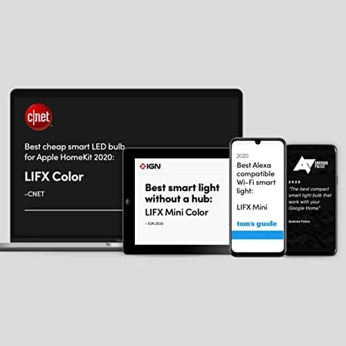 Color 1100 Lumens BR30 Wi-Fi Smart LED Light Bulb — Smart Light Bulb, LIFX