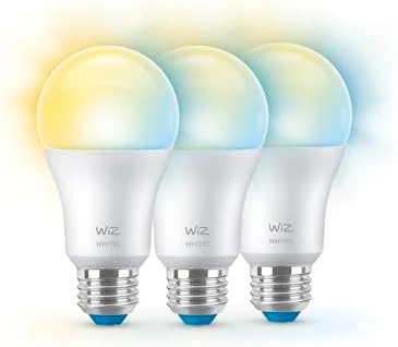 Connected 100W A19 LED Smart Light Bulbs Tunable White 3-Pack — Smart Light Bulb, WiZ Connected