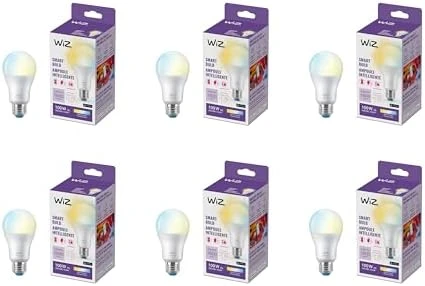 Connected 100W A19 LED Smart Light Bulbs Tunable White 3-Pack — Smart Light Bulb, WiZ Connected