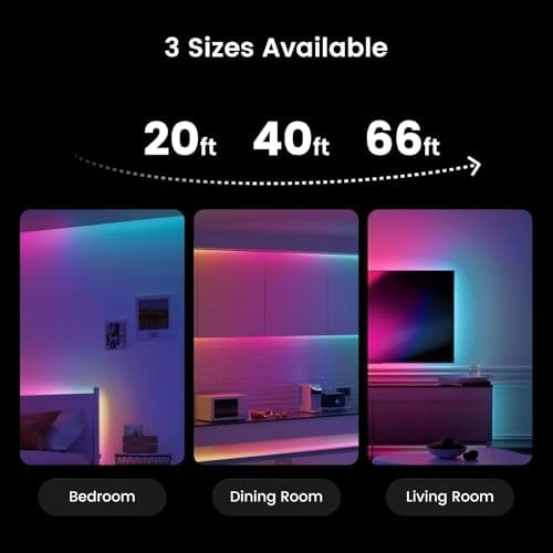 LED Strip Lights 66FT with 360 LEDs & Music Sync — LED Strip Lights, Yeelight