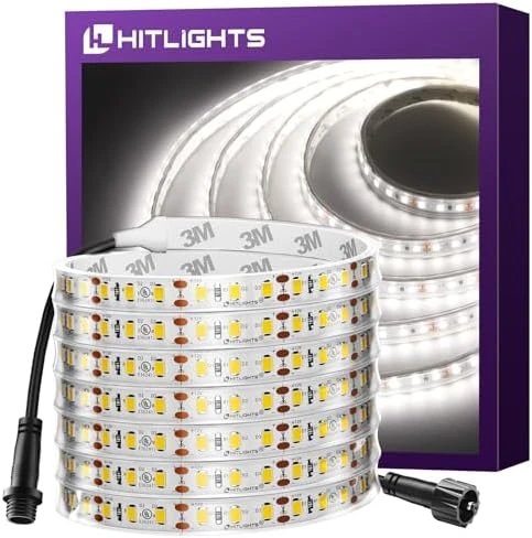LED Strip Lights, Cool White 5000K, 16.4ft High Density — LED Strip Lights, HitLights