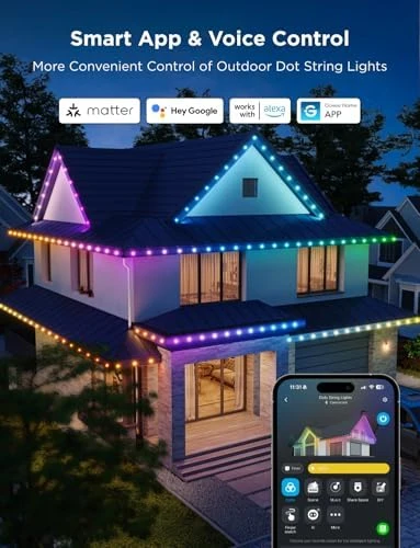 Outdoor LED Strip Lights 50FT with 65 Scene Modes — LED Strip Lights, Govee