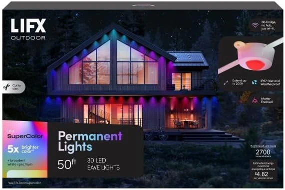 Outdoor Permanent Smart Lights — LED Strip Lights, LIFX