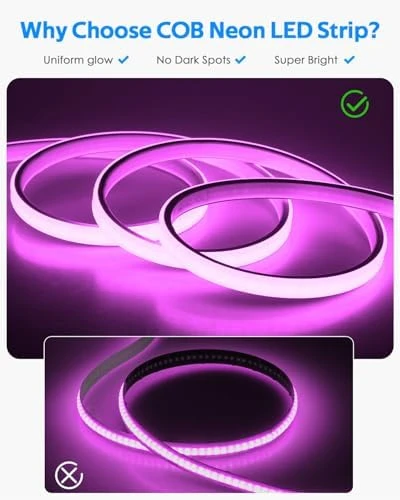 RGB COB LED Strip Light with Remote — LED Strip Lights, Samsion